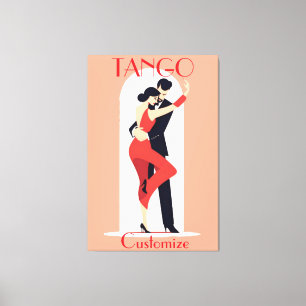 Tango Dancers Thunder_Cove Canvas Print