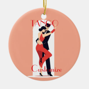 Tango Dancers Thunder_Cove Ceramic Tree Decoration