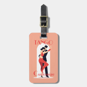 Tango Dancers Thunder_Cove Luggage Tag