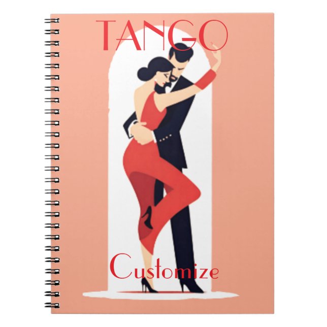 Tango Dancers Thunder_Cove Notebook (Front)