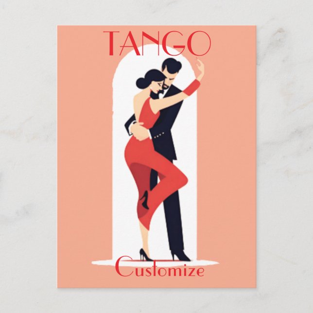 Tango Dancers Thunder_Cove Postcard (Front)