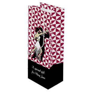 Tango Dancers Wine Gift Bag