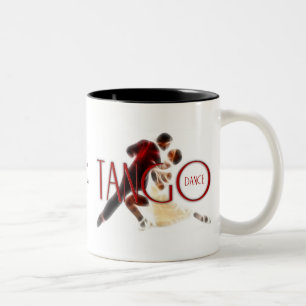 Tango dances Two-Tone coffee mug