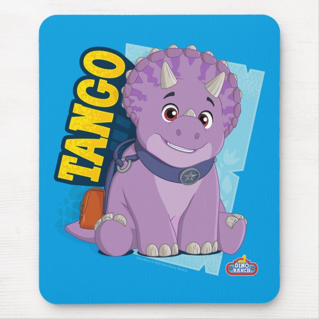 Tango | Dino Ranch Mouse Mat (Front)