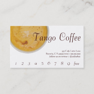 Tango Drink Punch / Loyalty Card