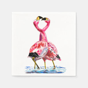 Tango Flamingo - Love Napkin