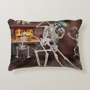 Tango Forever: Para Siempre Dia De Los Muertos Decorative Cushion