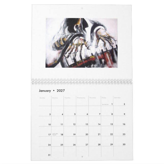 Tango-Jazz Calendar (Jan 2027)