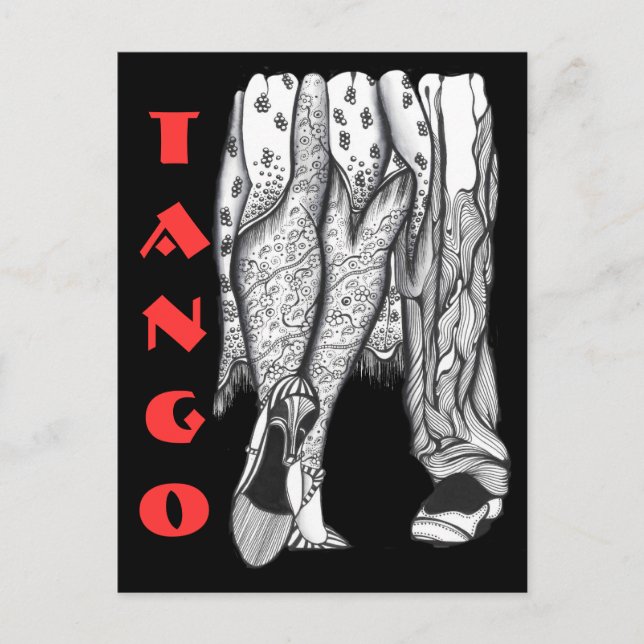 Tango Legs Postcard (Front)