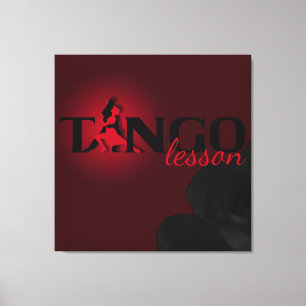 Tango Lesson - Wrapped Canvas