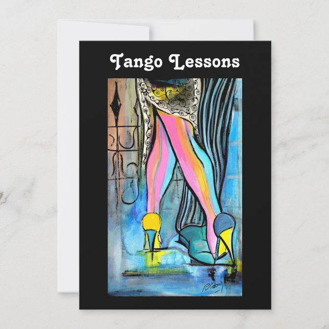 Tango Lessons Invitation (Front)