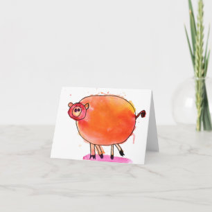 Tango Pig • Nate Perdue, Age 6 Card