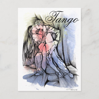 Tango Romance Postcard