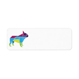 Tangram Frenchie, Multicolored