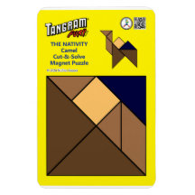 Tangram Nativity Magnet – Camel