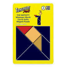 Tangram Nativity Magnet – Wiseman with Myrrh