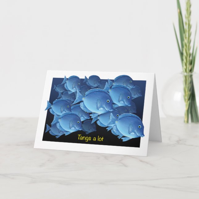 Tangs a Lot Thank You Card (Front)