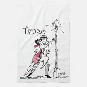 Tangueritos Couple Tea Towel