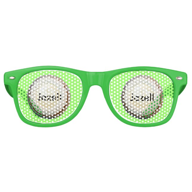 Tangy Key Lime Pie Fun Retro Sunglasses (Front)