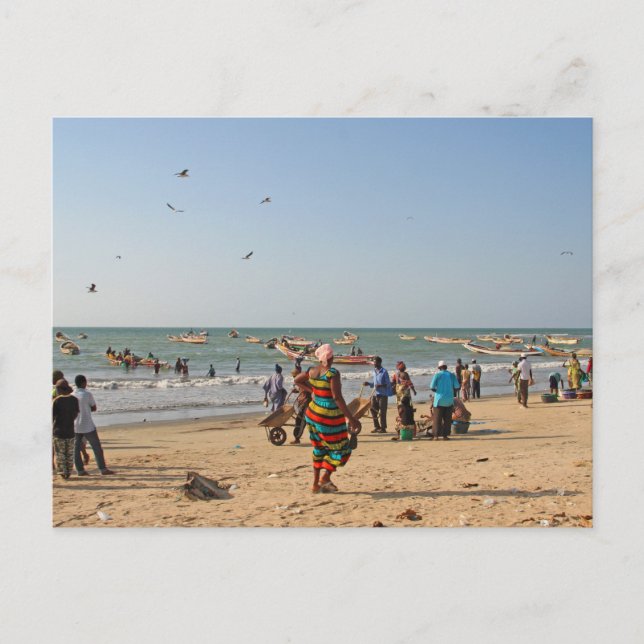 Tanji, Gambia Postcard (Front)