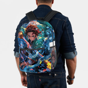 Tanjiro the best Japanese anime Printed Backpack