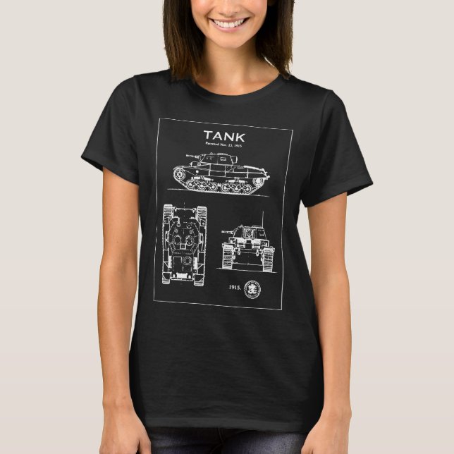 Tank Blueprint Silhouette (Front)