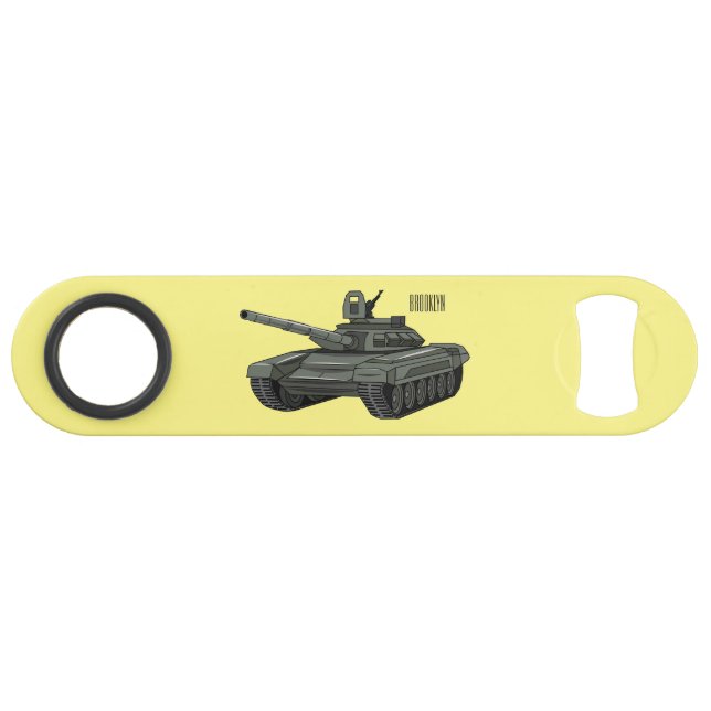 Tank cartoon illustration (Front (Horizontal))
