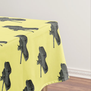 Tank cartoon illustration tablecloth