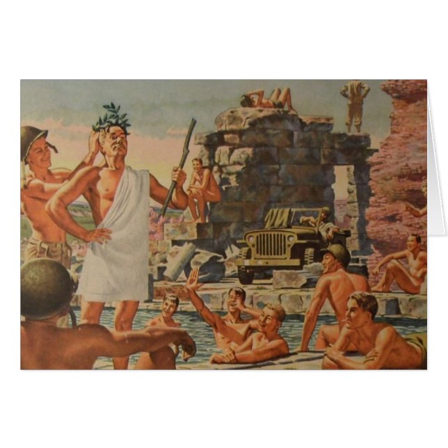 Tank Corps Boys Card (Front Horizontal)