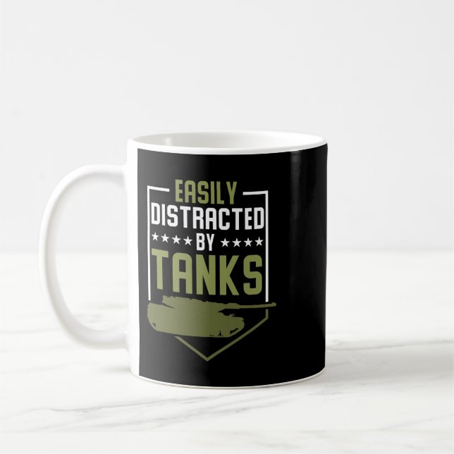 Tank Driver Tank Soldier Military Army Coffee Mug (Left)