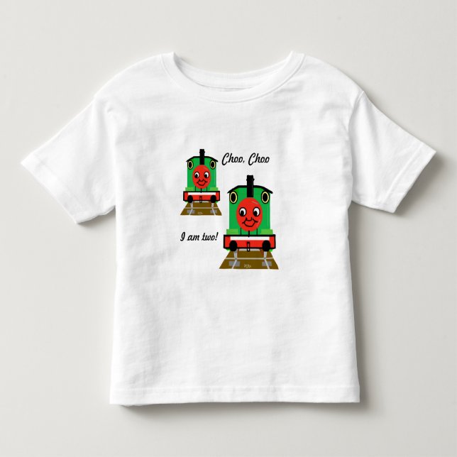 Tank Engine Choo, Choo Train I Am Two Tshirt/ (Front)