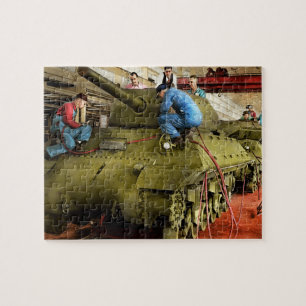 Tank - Factory - Tanks for understanding 1943 Jigsaw Puzzle