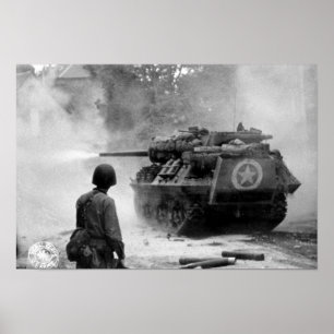 Tank in Action Poster