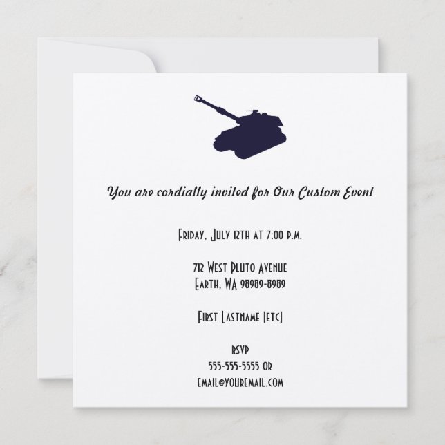 Tank Invitation (Front)