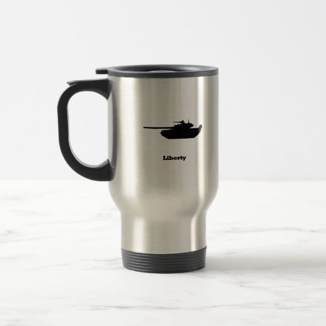 Tank Liberty Travel Mug (Left)