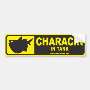 Tank Mates bumper sticker series 1-Characin