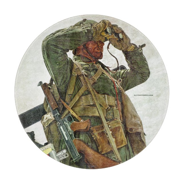 Tank Patrol Cutting Board (Front)