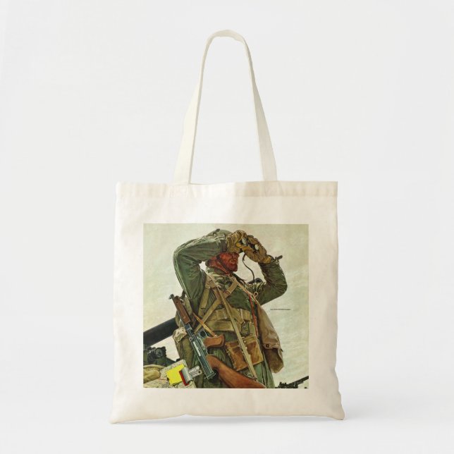 Tank Patrol Tote Bag (Front)