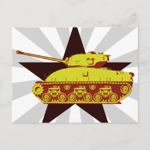 Tank Postcard (starburst)