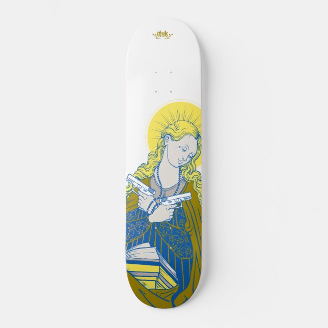 Tank Theory "Virgin Harriett" Skateboard (Front)