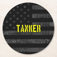 Tanker Subdued American Flag