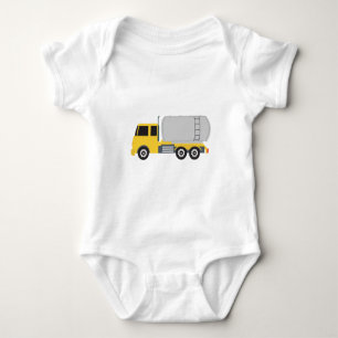 Tanker Truck Transportation Trucks Baby Bodysuit