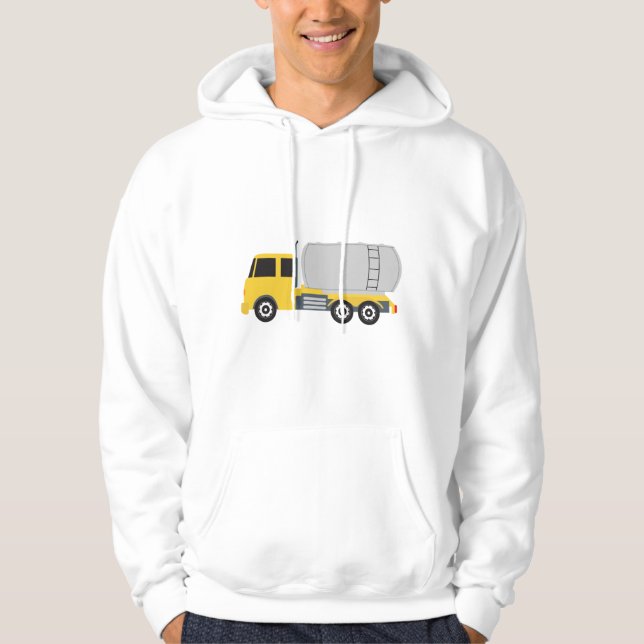 Tanker Truck Transportation Trucks Hoodie (Front)