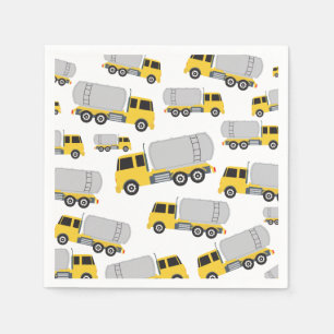Tanker Truck Transportation Trucks Napkin
