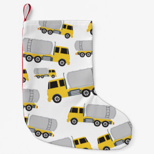 Tanker Truck Transportation Trucks Small Christmas Stocking