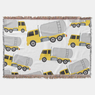 Tanker Truck Transportation Trucks Throw Blanket