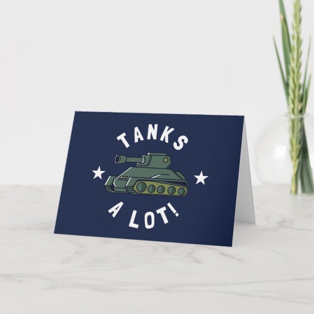 Tanks A Lot Card (Front)