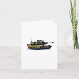 tanks a lot greeting card