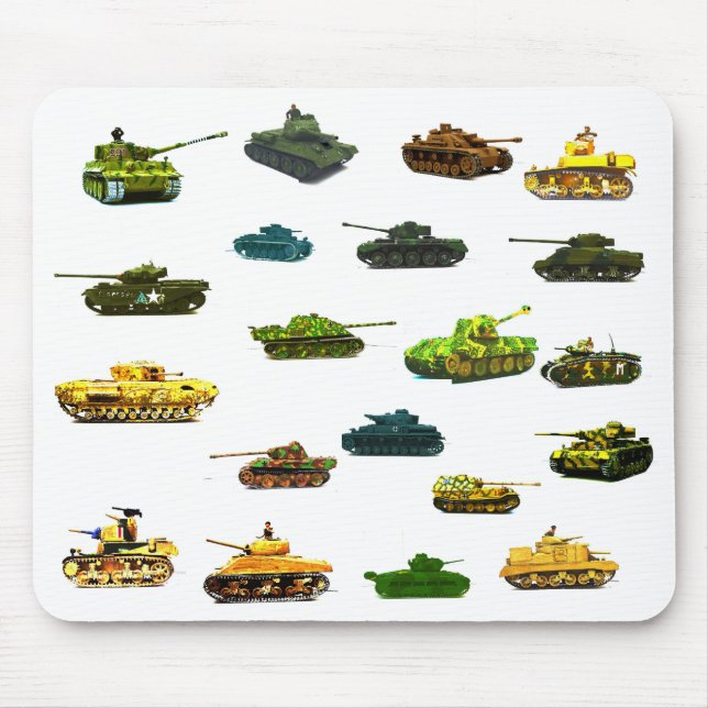 Tanks a  Lot Mousematt. Mouse Mat (Front)