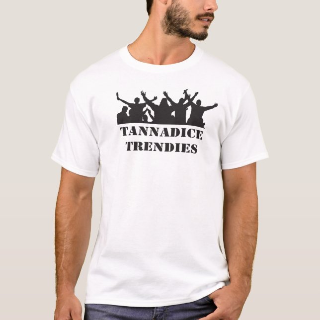 Tannadice Trendies retro casual themed  t-shirt (Front)